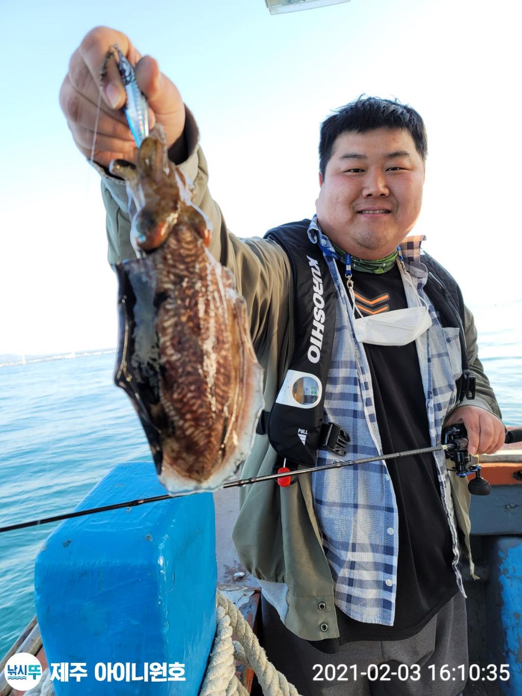 낚시뚜,갑오징어,제주 신창항,제주 아이니원호,낚시뚜11