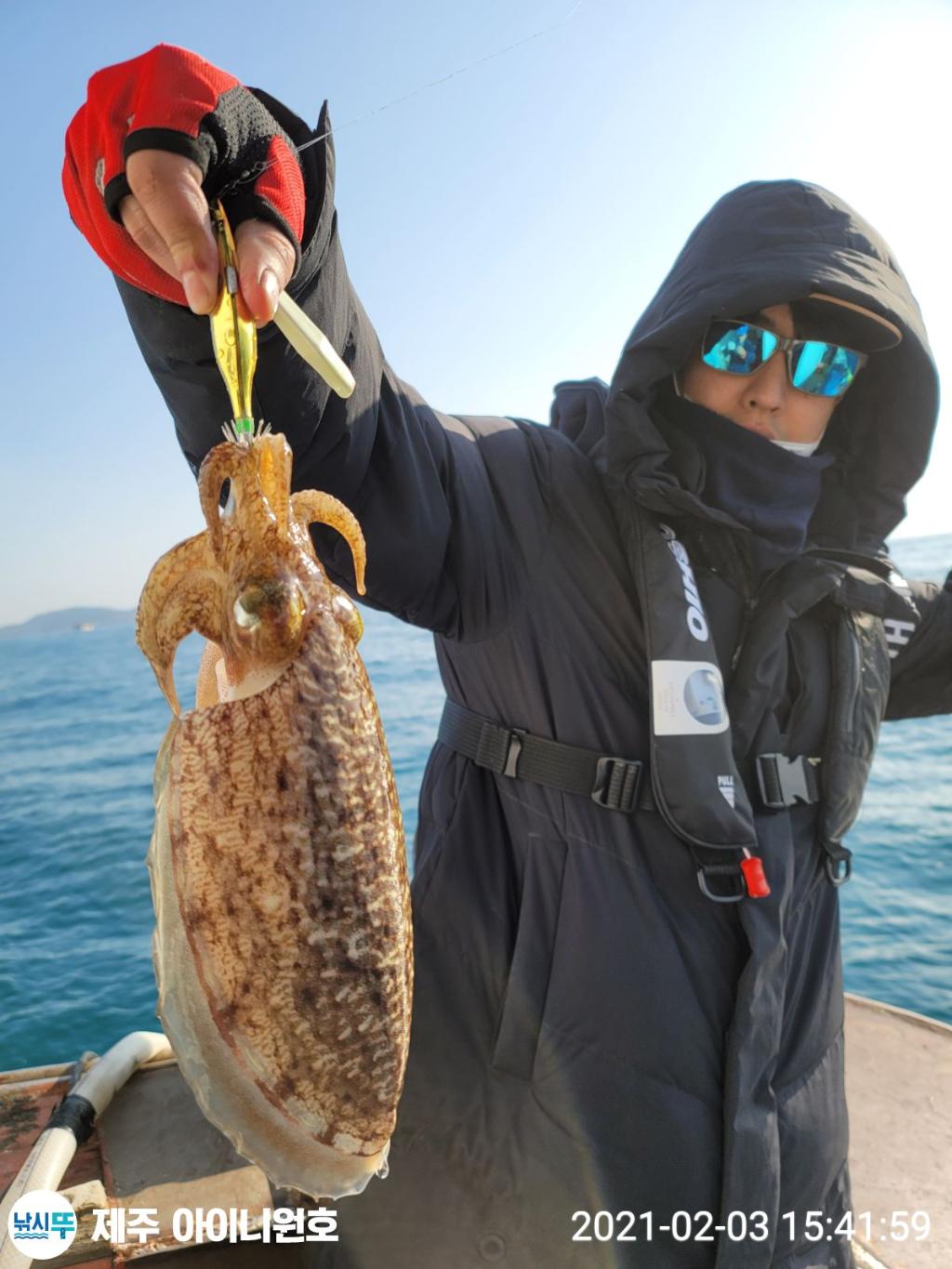 낚시뚜,갑오징어,제주 신창항,제주 아이니원호,낚시뚜8