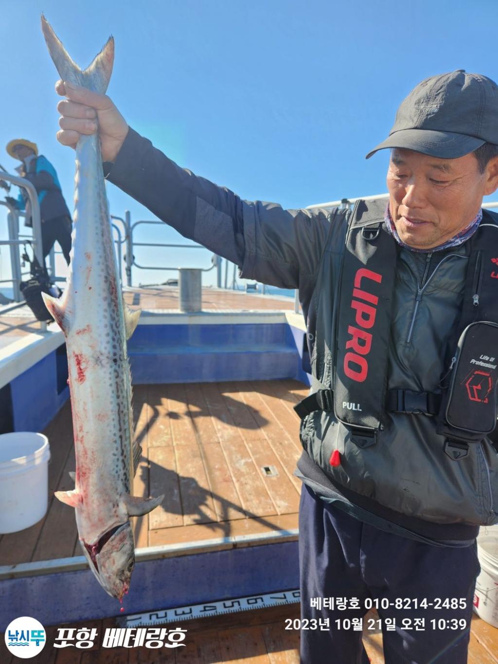 낚시뚜,삼치,구룡포항,포항 베테랑호,낚시뚜6