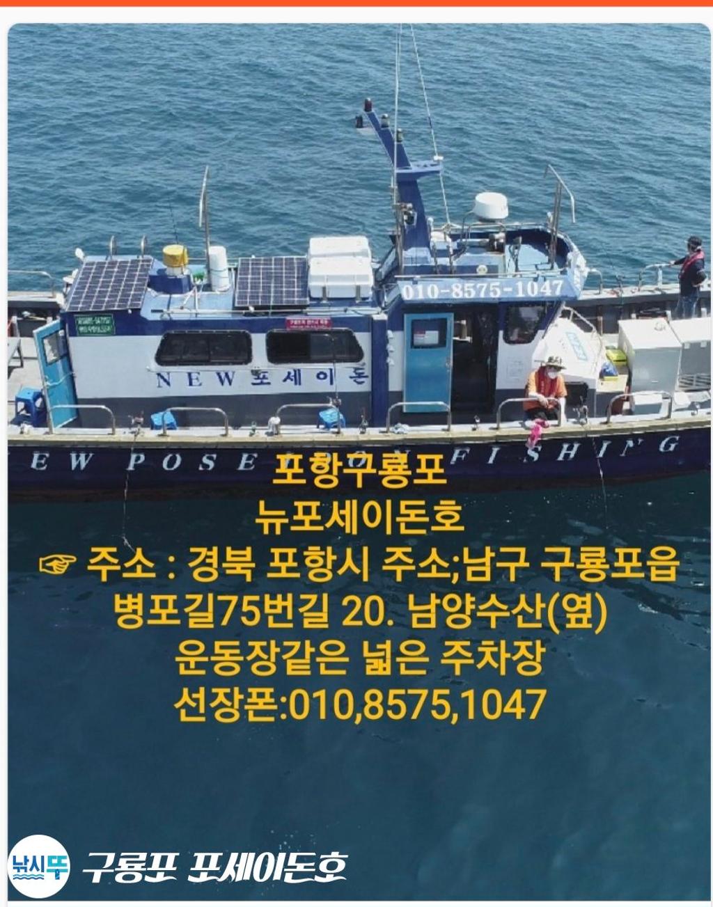 낚시뚜,쭈꾸미,갑오징어,구룡포항,구룡포 포세이돈호,낚시뚜3
