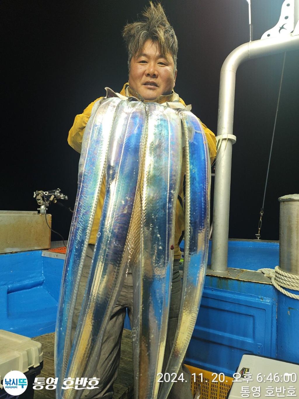 낚시뚜,갈치,통영 신전항,통영호반호,낚시뚜24