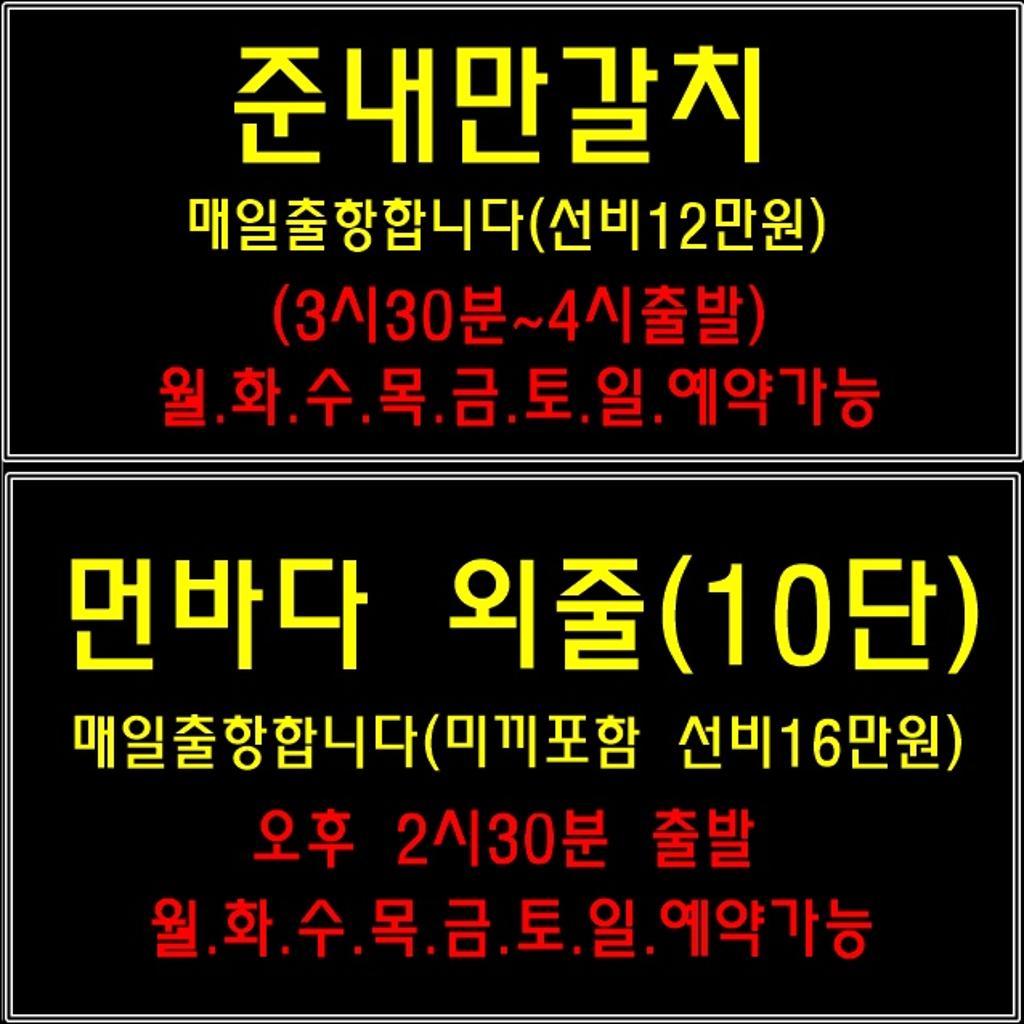 갈치, 삼포대교낚시, 낚시뚜