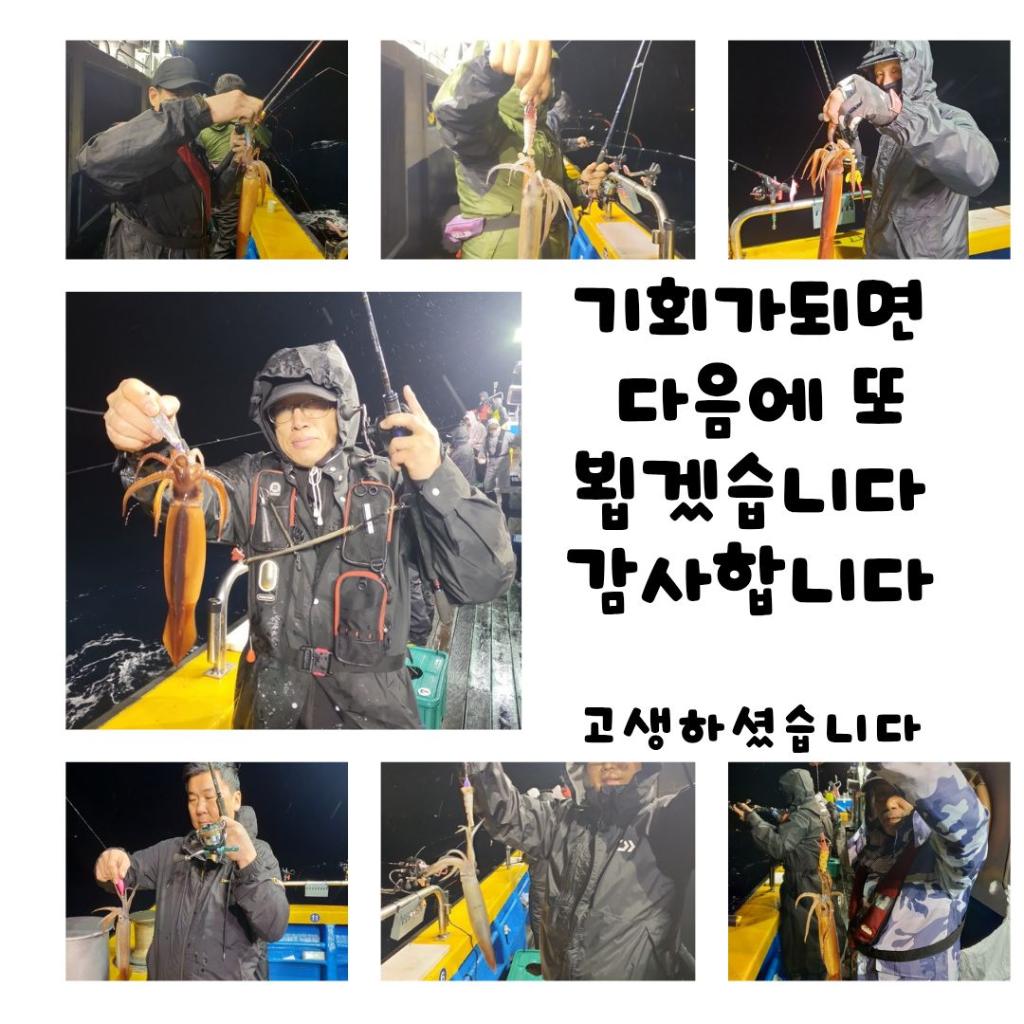 낚시뚜,오징어,한치,진해수도항,진해블루마린낚시,낚시뚜9