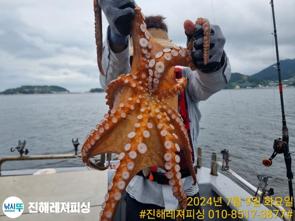 낚시뚜,화살촉오징어,돌문어,진해1부두항,진해레져피싱,낚시뚜13
