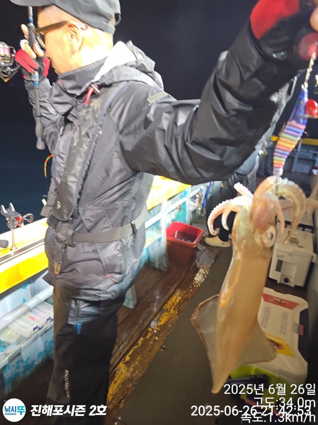 낚시뚜,오징어,한치,진해행암항,진해포시즌 2호,낚시뚜7