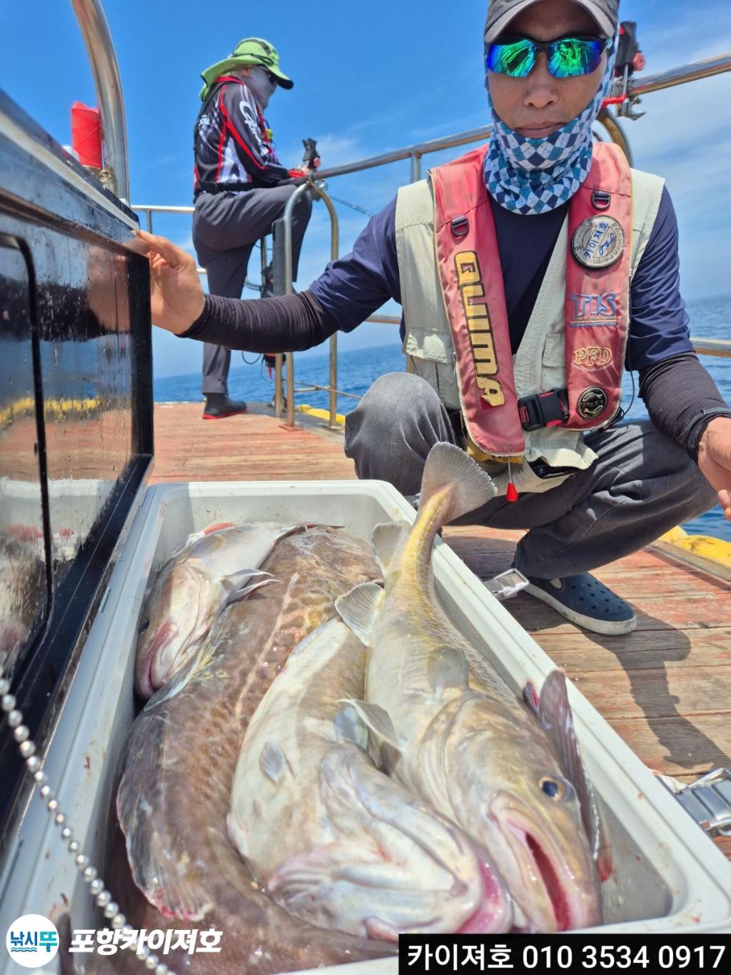 낚시뚜,백조기,영일만항,포항카이져호,낚시뚜35