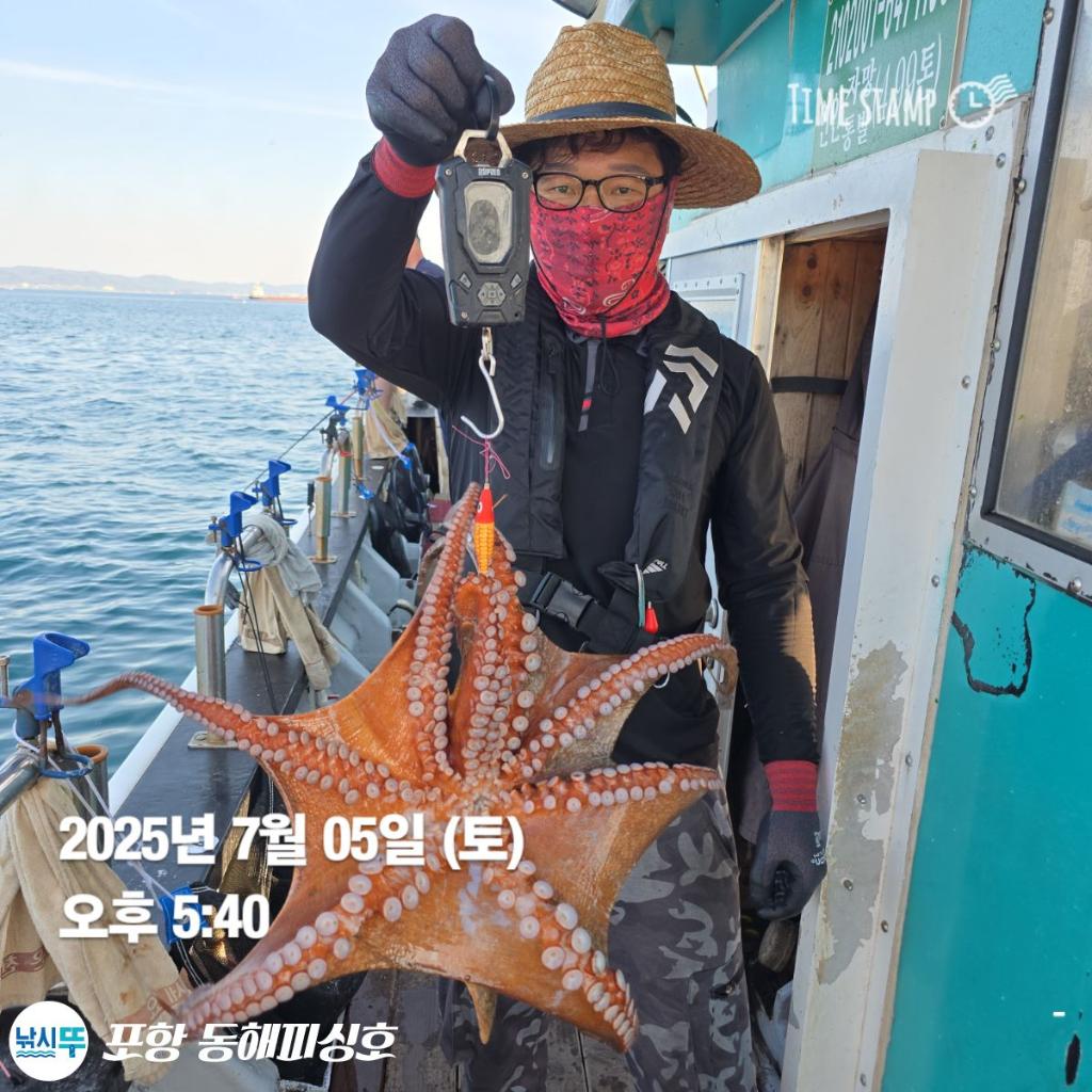 낚시뚜,돌문어,포항(운하관),포항 동해피싱호,낚시뚜9