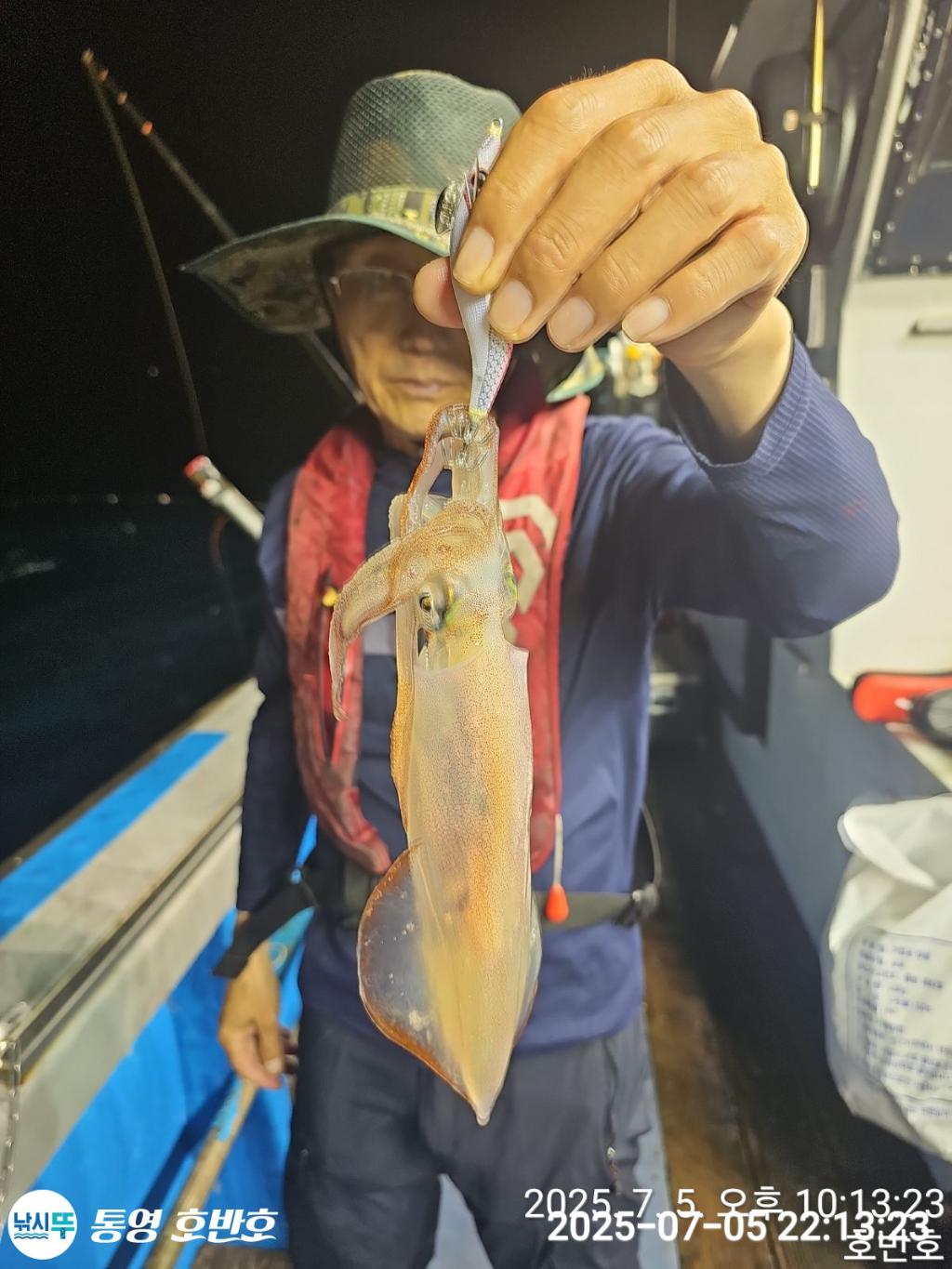 낚시뚜,한치,통영 신전항,통영호반호,낚시뚜9