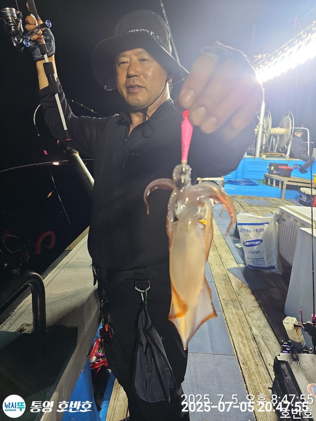 낚시뚜,한치,통영 신전항,통영호반호,낚시뚜3