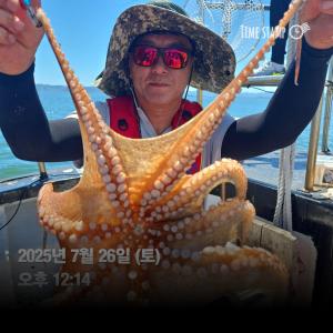 조황, 포항 돌문어 씨알굿~