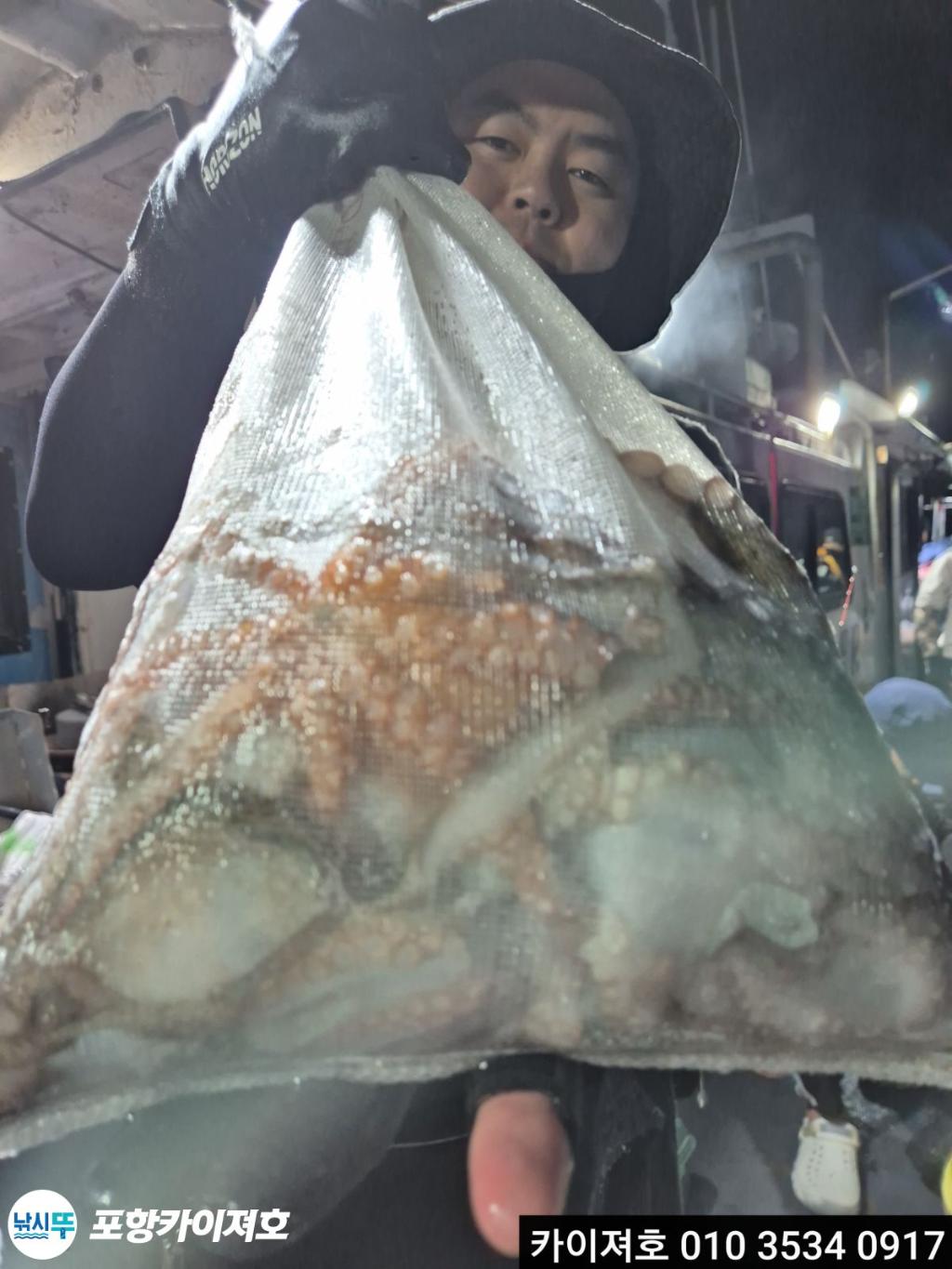 낚시뚜,문어,영일만항,포항카이져호,낚시뚜35