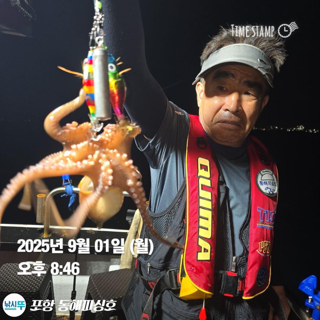 낚시뚜,돌문어,포항(운하관),포항 동해피싱호,낚시뚜6