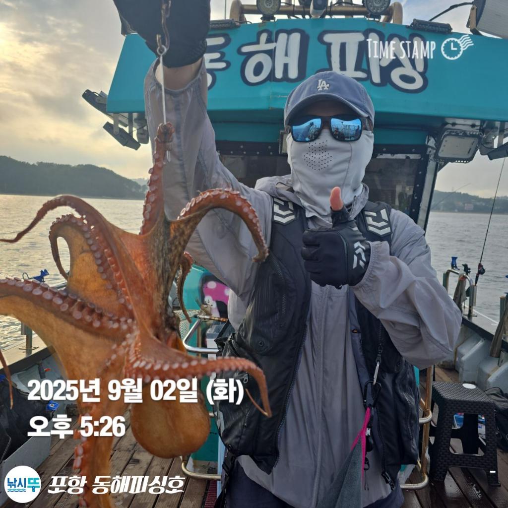 낚시뚜,돌문어,포항(운하관),포항 동해피싱호,낚시뚜2