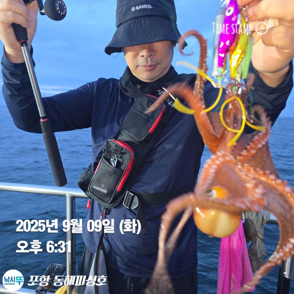 낚시뚜,돌문어,포항(운하관),포항 동해피싱호,낚시뚜3