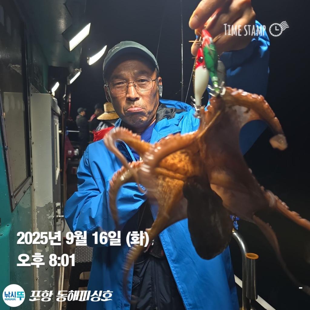 낚시뚜,돌문어,포항(운하관),포항 동해피싱호,낚시뚜9