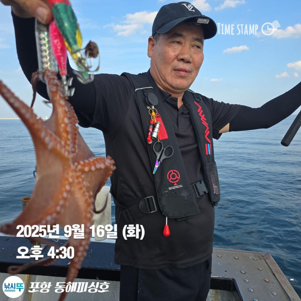 낚시뚜,돌문어,포항(운하관),포항 동해피싱호,낚시뚜3
