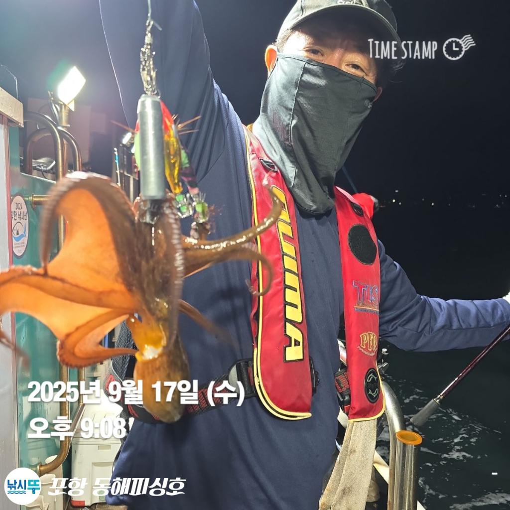 낚시뚜,돌문어,포항(운하관),포항 동해피싱호,낚시뚜6