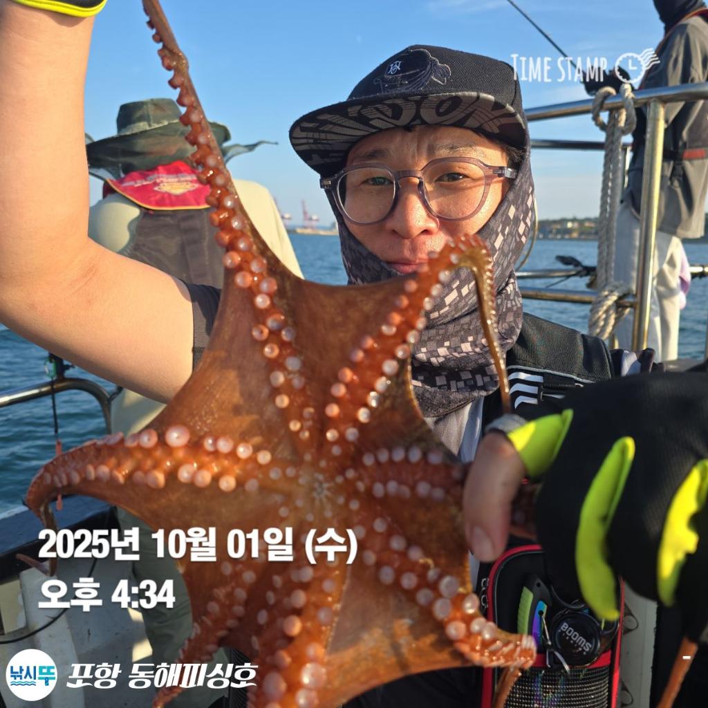 낚시뚜,돌문어,포항(운하관),포항 동해피싱호,낚시뚜8
