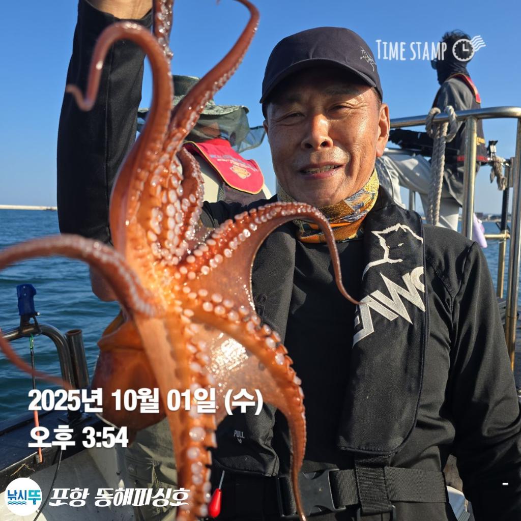 낚시뚜,돌문어,포항(운하관),포항 동해피싱호,낚시뚜5