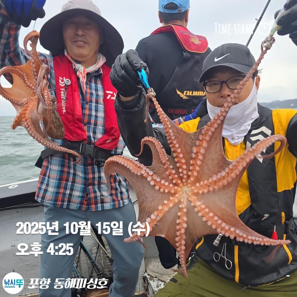 낚시뚜,돌문어,포항(운하관),포항 동해피싱호,낚시뚜3