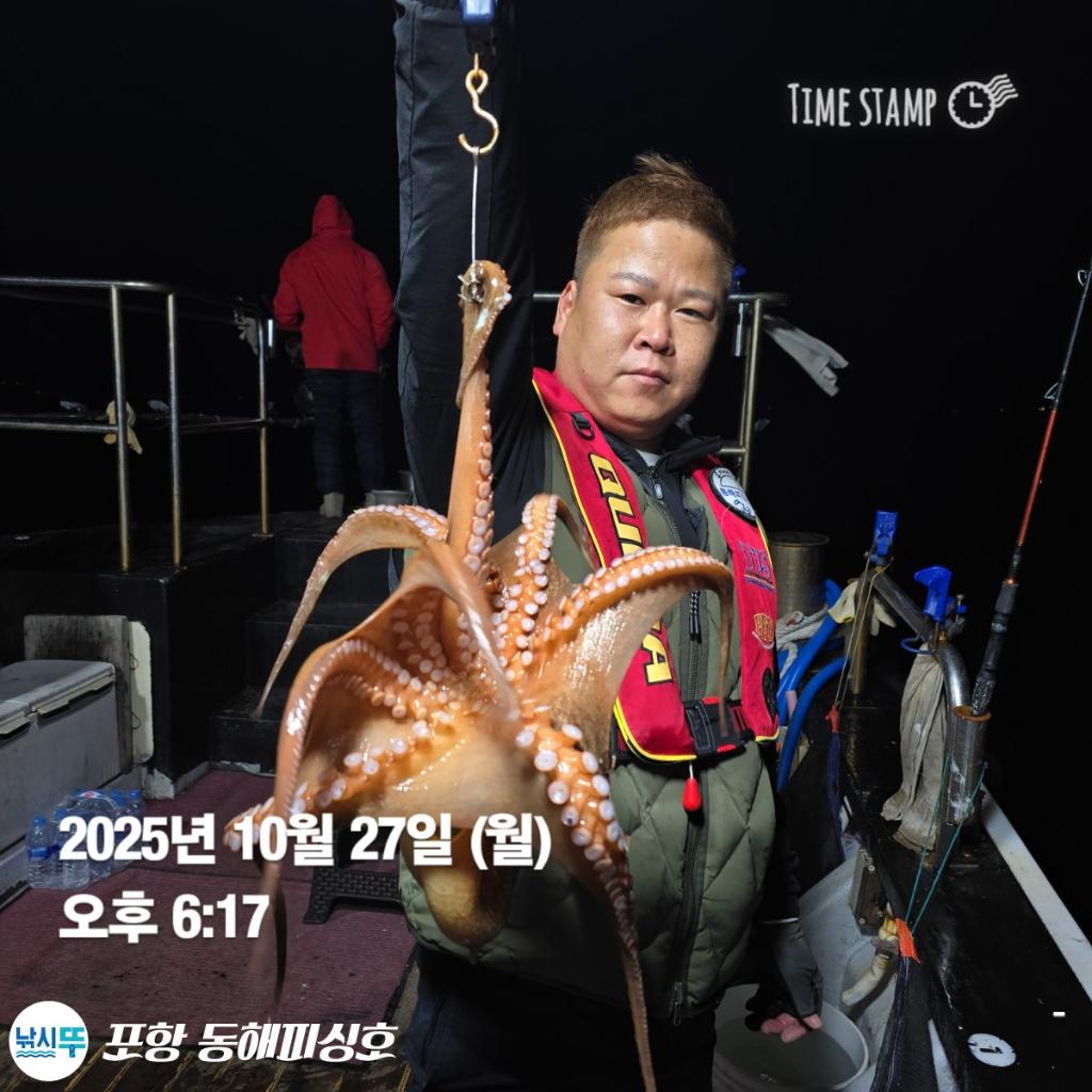 낚시뚜,돌문어,포항(운하관),포항 동해피싱호,낚시뚜5