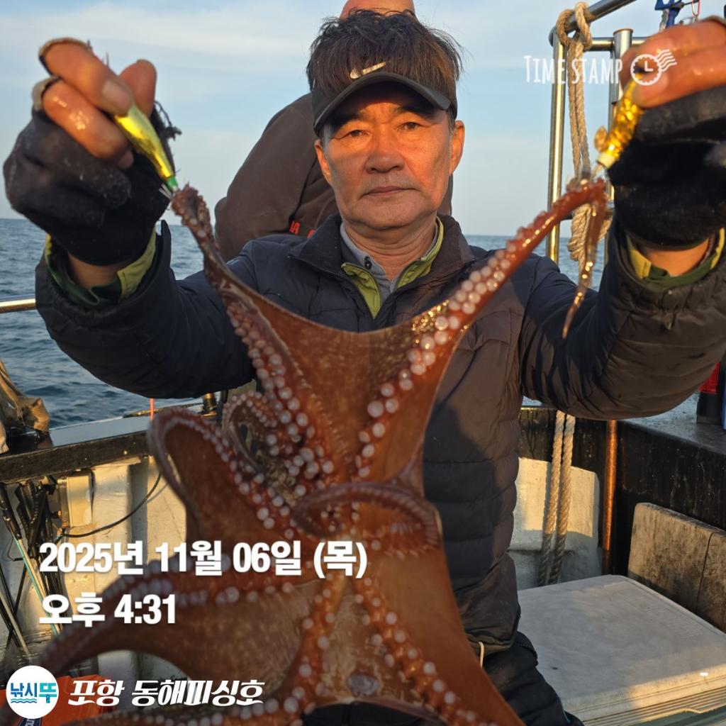 낚시뚜,돌문어,포항(운하관),포항 동해피싱호,낚시뚜8