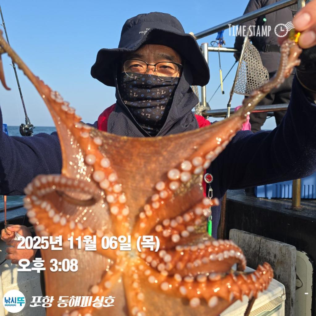 낚시뚜,돌문어,포항(운하관),포항 동해피싱호,낚시뚜5