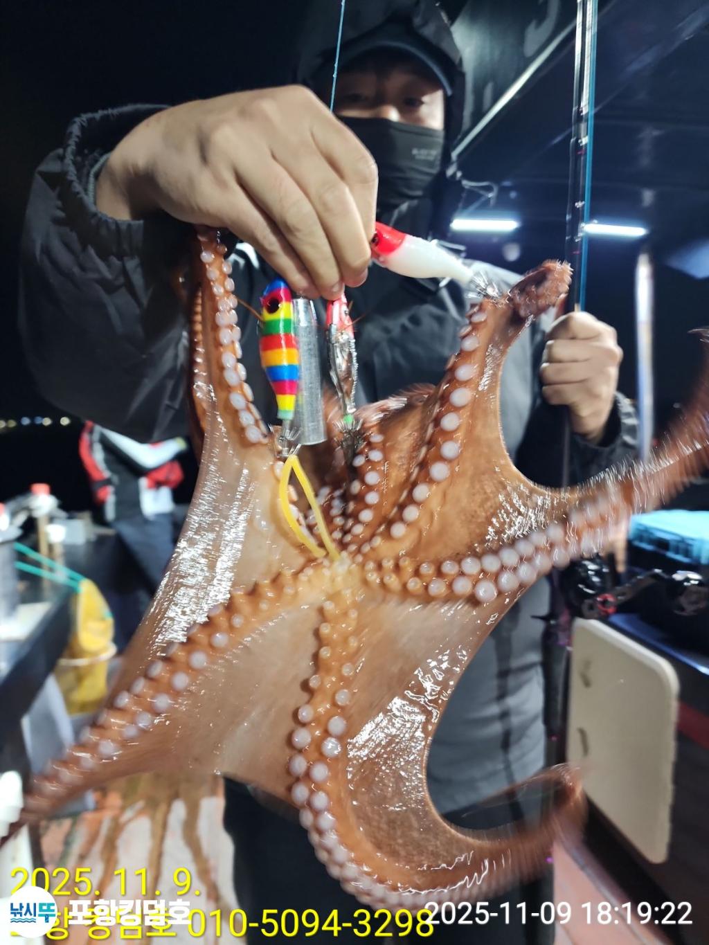 낚시뚜,돌문어,영일만항,포항 킹덤호,낚시뚜28