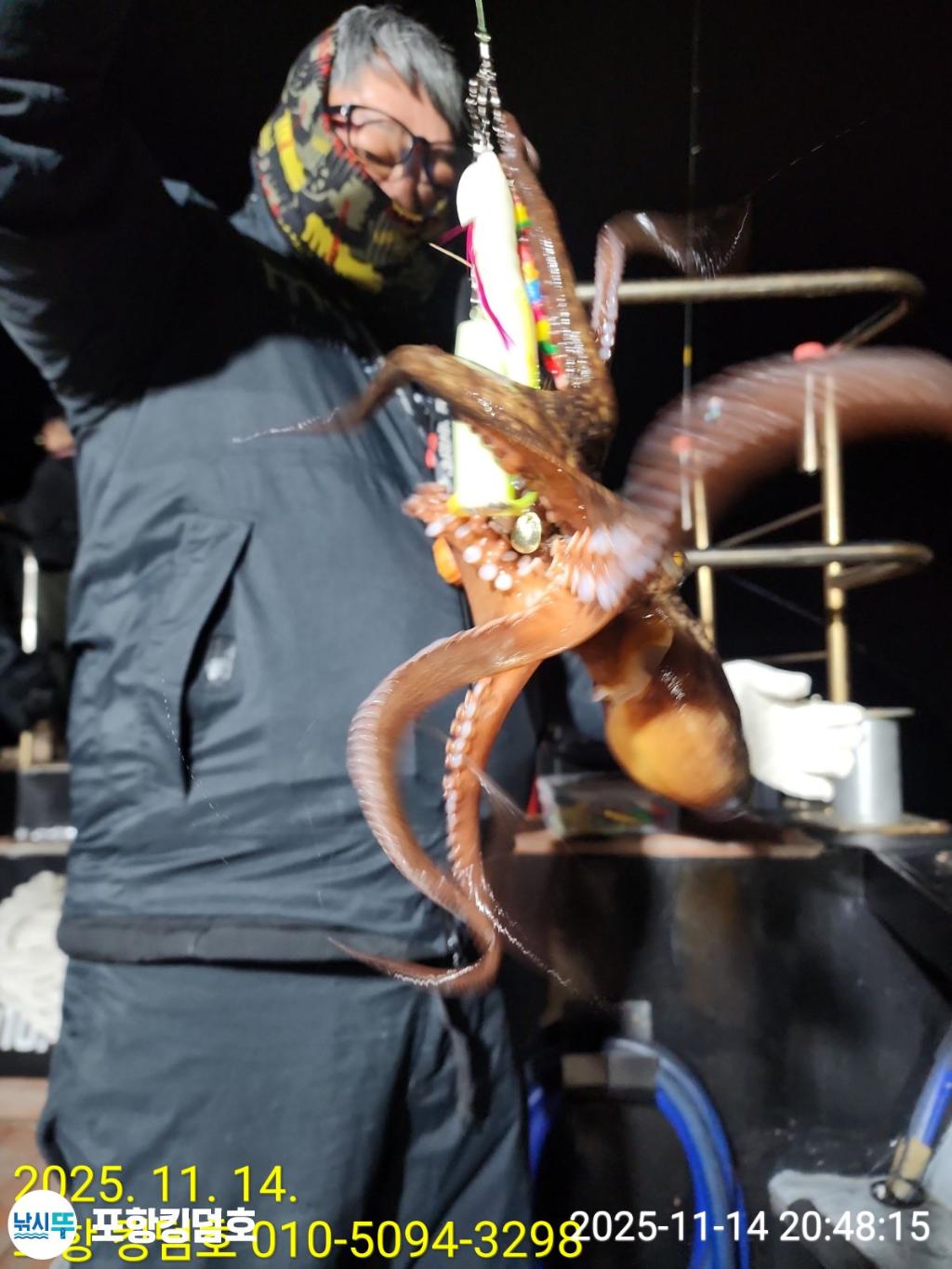 낚시뚜,돌문어,영일만항,포항 킹덤호,낚시뚜9