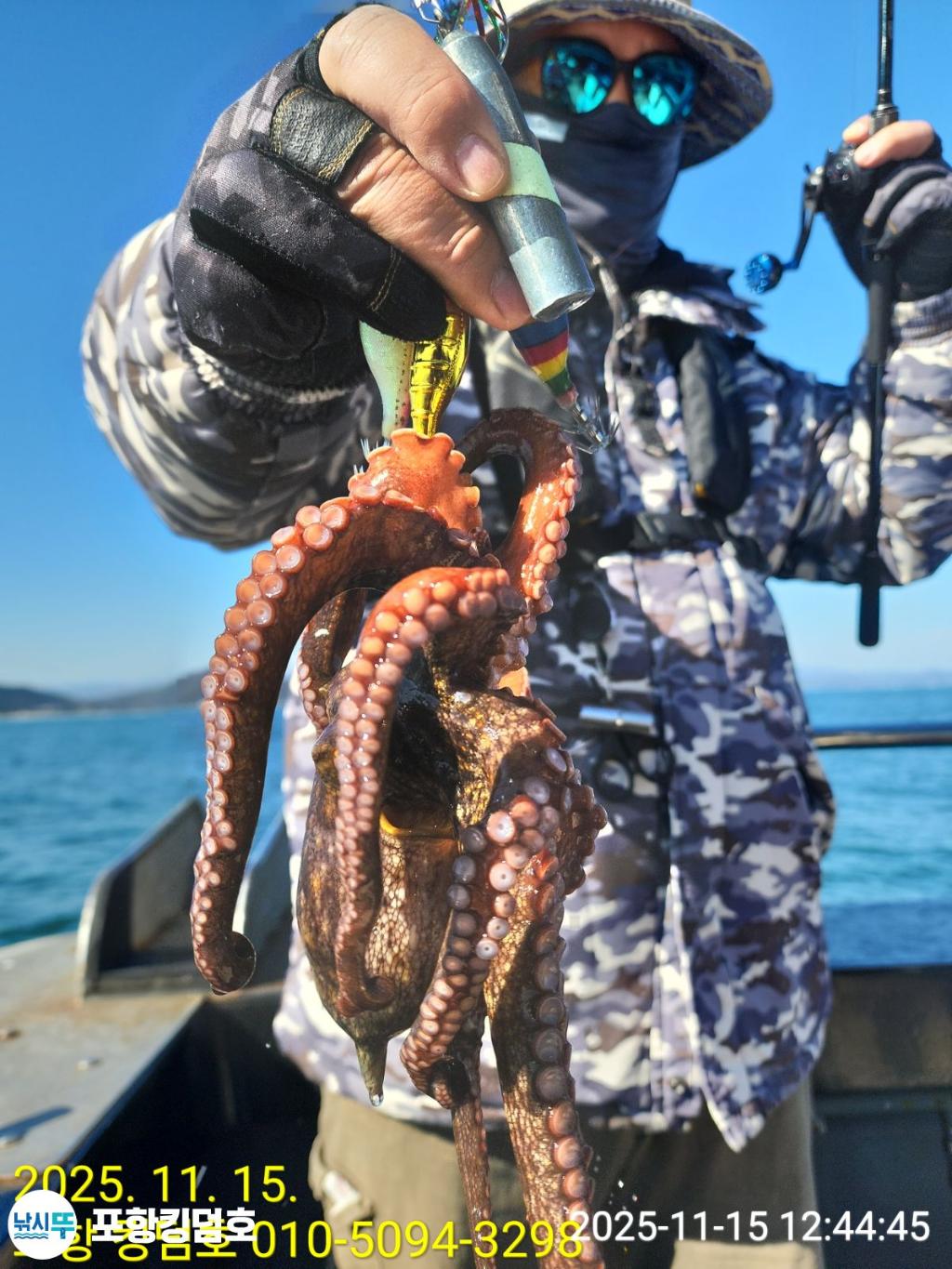 낚시뚜,돌문어,영일만항,포항 킹덤호,낚시뚜13