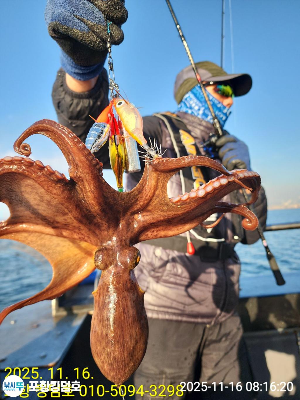 낚시뚜,돌문어,영일만항,포항 킹덤호,낚시뚜1