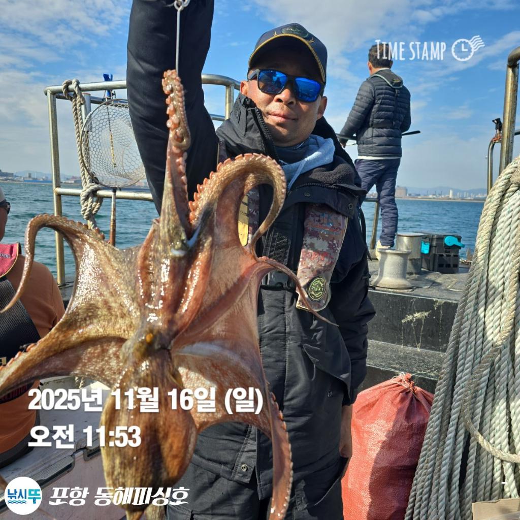 낚시뚜,돌문어,포항(운하관),포항 동해피싱호,낚시뚜5