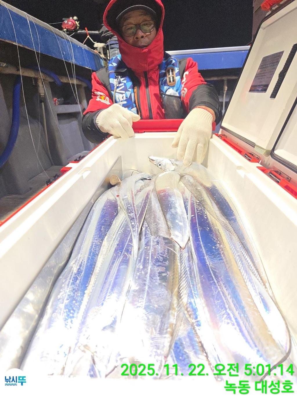 낚시뚜,갈치,녹동항,녹동대성호,낚시뚜35