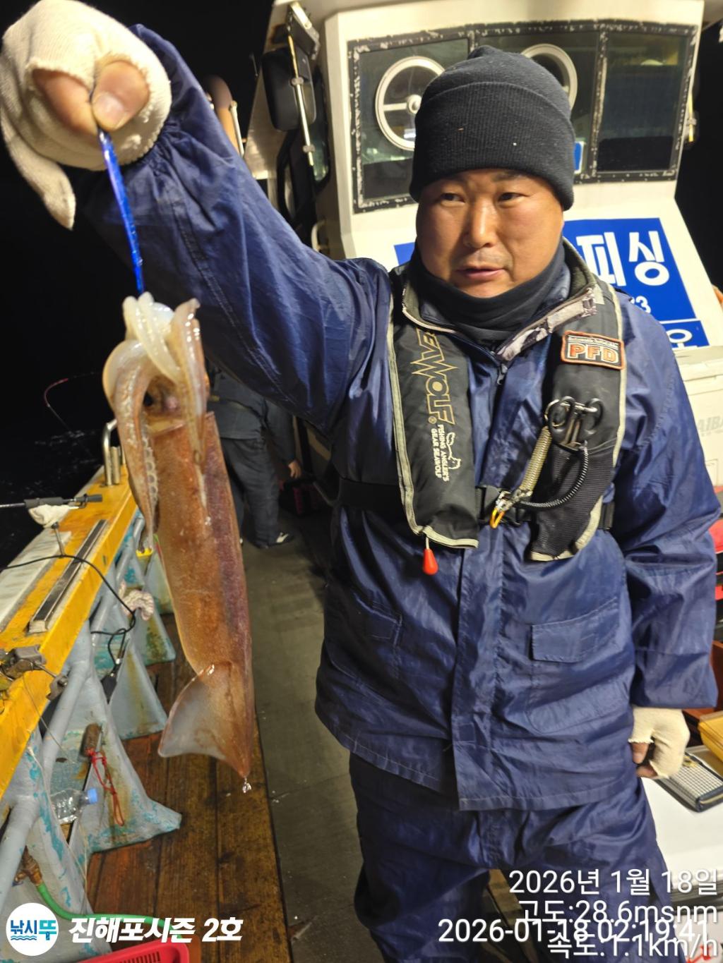 낚시뚜,오징어,진해행암항,진해포시즌 2호,낚시뚜8