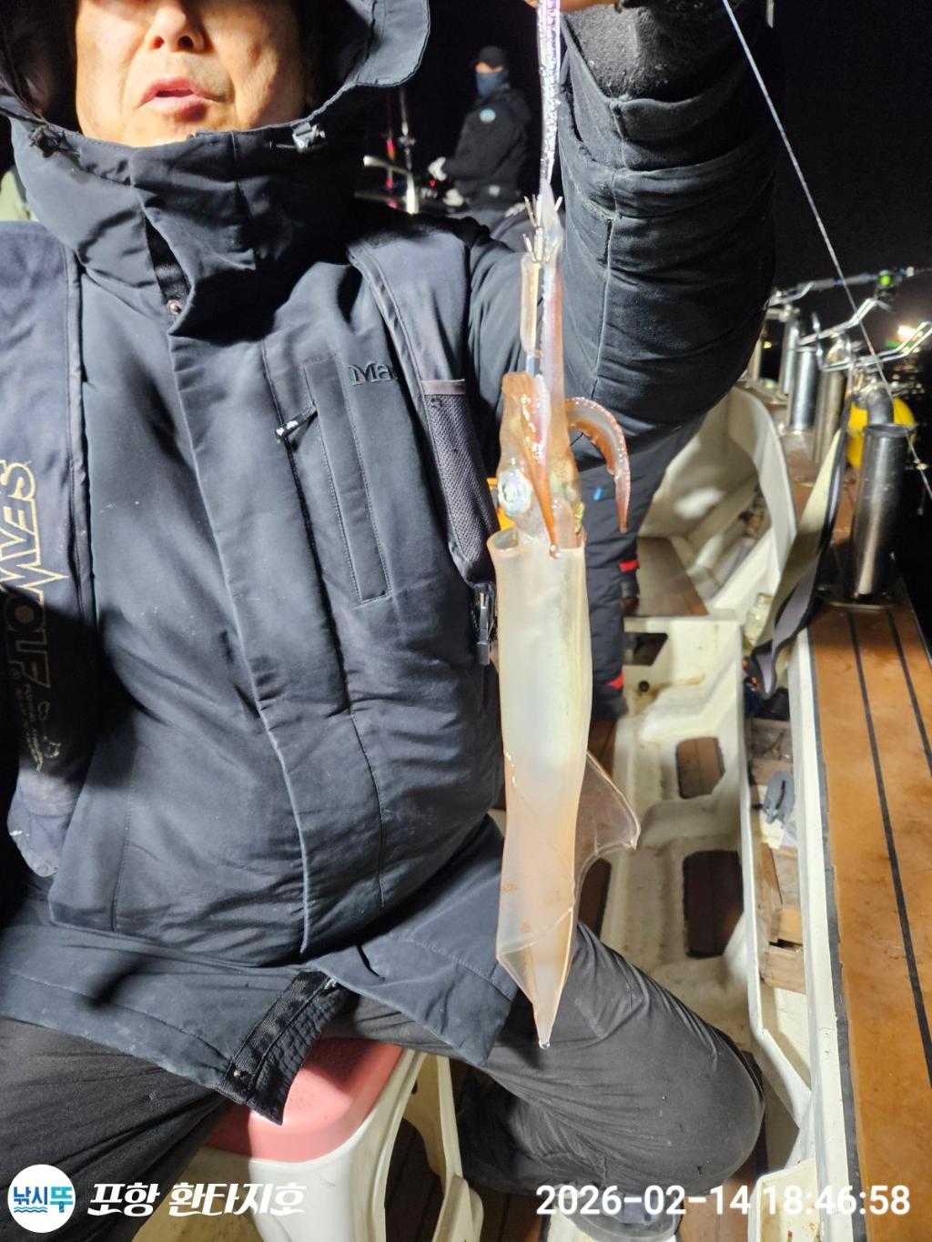 낚시뚜,돌문어,한치,포항 동빈항,포항 환타지호,낚시뚜2