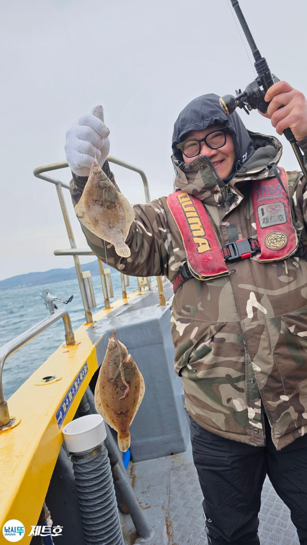 낚시뚜,도다리,가자미,영일만항,포항 제트호,낚시뚜7