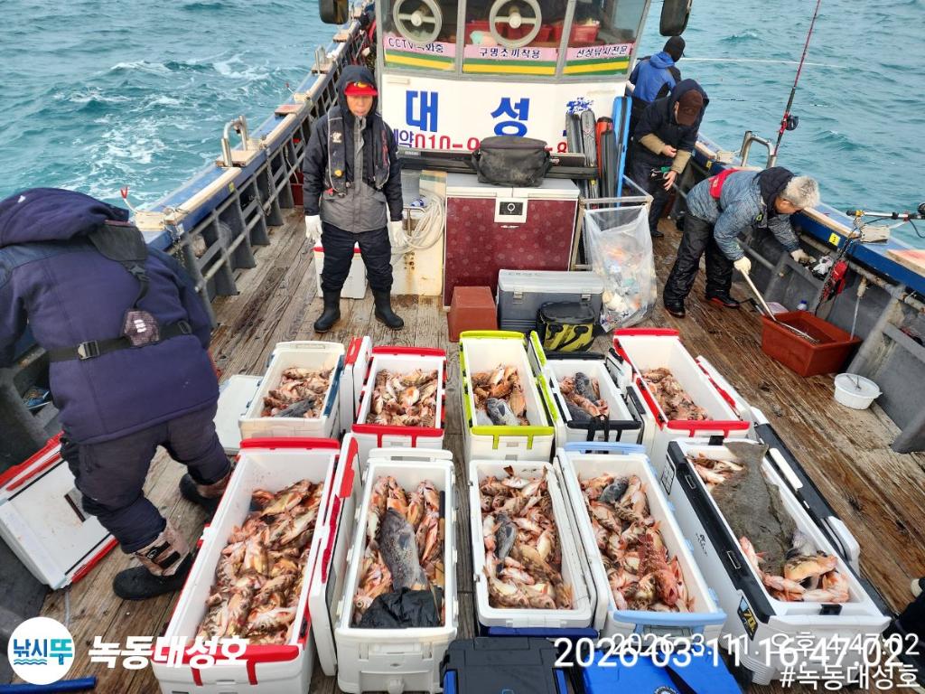 낚시뚜,열기,우럭,녹동항,녹동대성호,낚시뚜3