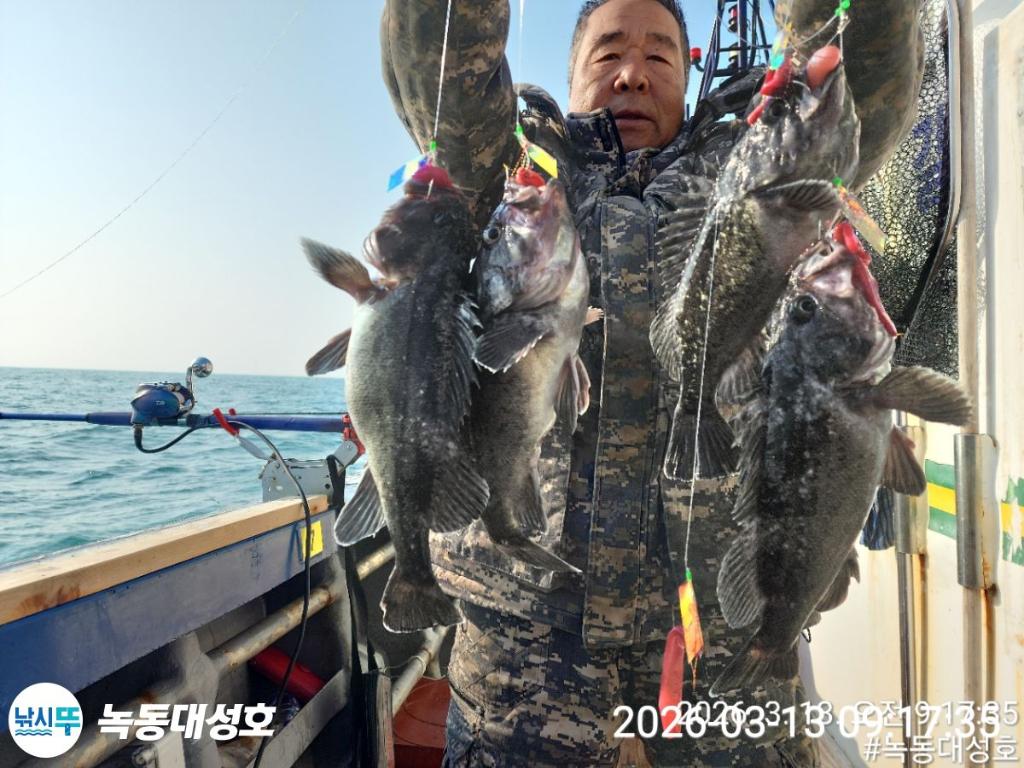 낚시뚜,우럭,열기,녹동항,녹동대성호,낚시뚜21