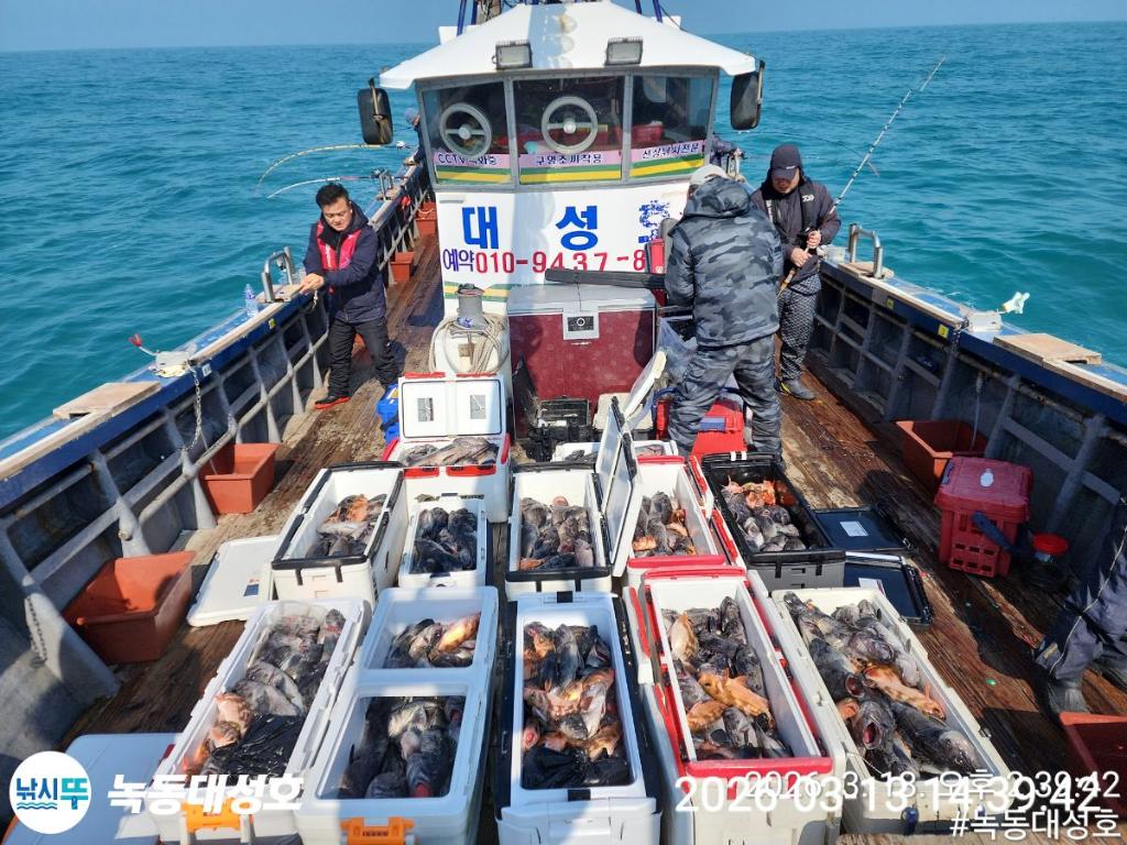 낚시뚜,우럭,열기,녹동항,녹동대성호,낚시뚜4