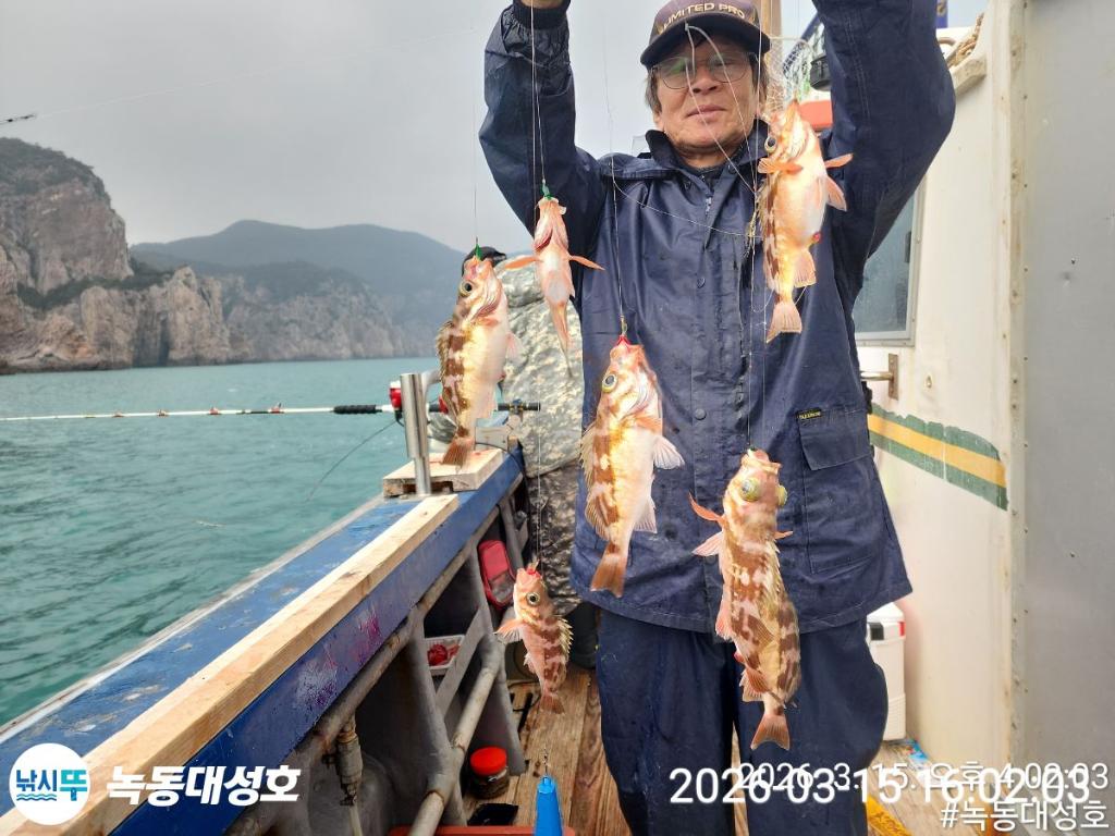 낚시뚜,우럭,열기,녹동항,녹동대성호,낚시뚜36