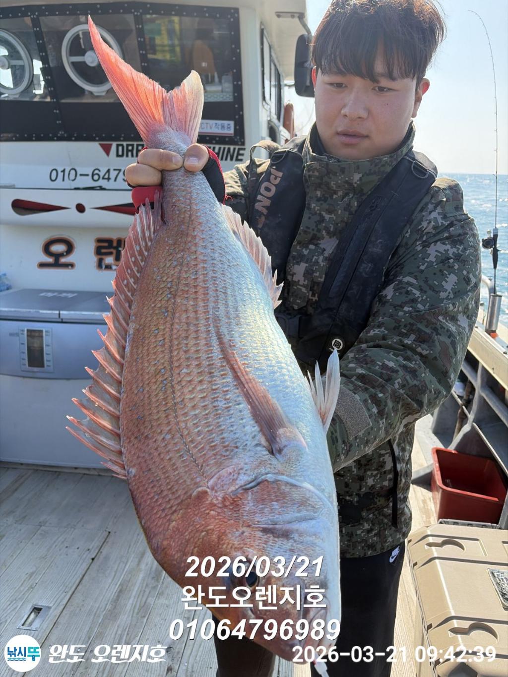 낚시뚜,참돔,완도항,완도 오렌지호,낚시뚜15