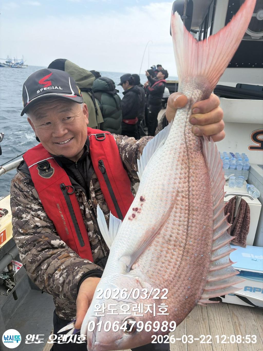 낚시뚜,참돔,완도항,완도 오렌지호,낚시뚜2