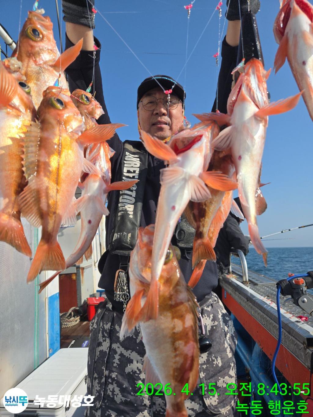 낚시뚜,열기,우럭,녹동항,녹동대성호,낚시뚜8