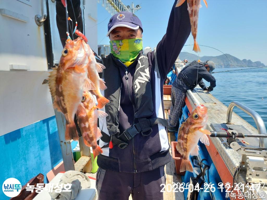낚시뚜,우럭,열기,녹동항,녹동대성호,낚시뚜2