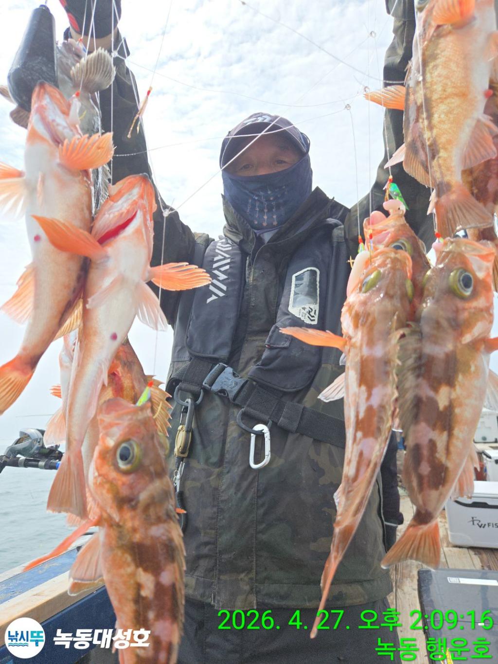 낚시뚜,열기,우럭,녹동항,녹동대성호,낚시뚜9
