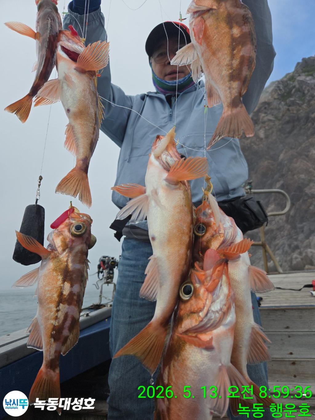 낚시뚜,열기,우럭,녹동항,녹동대성호,낚시뚜4