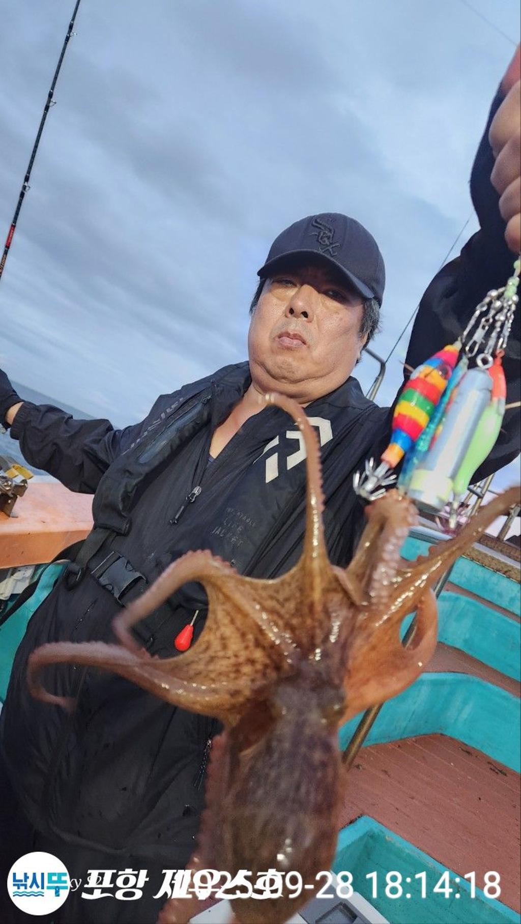 낚시뚜,돌문어,영일만항,포항 제우스호,낚시뚜15