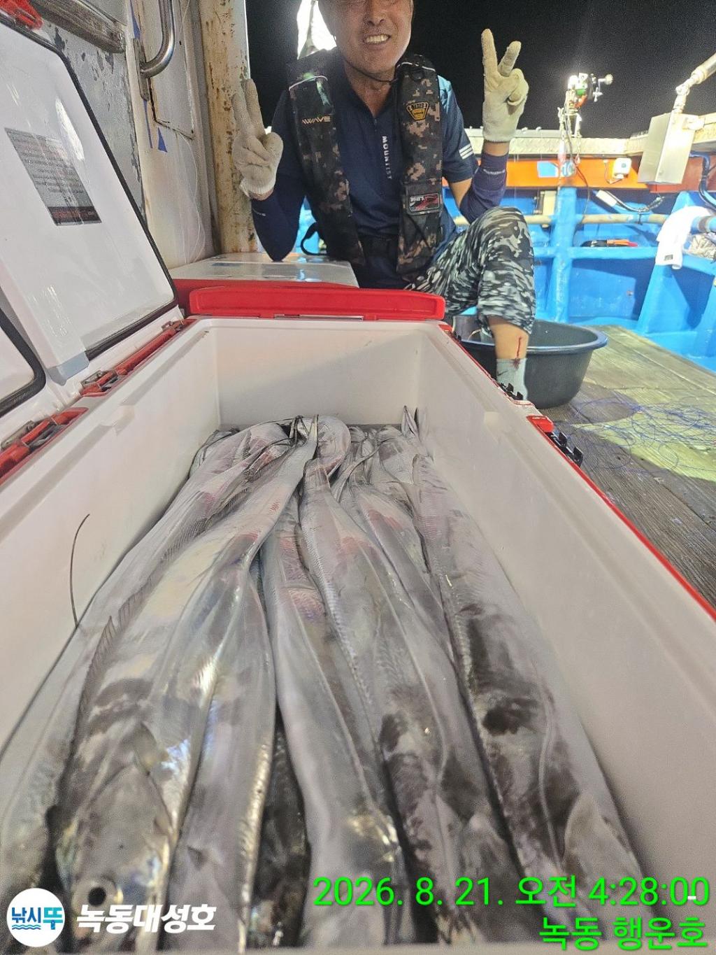 낚시뚜,갈치,녹동항,녹동대성호,낚시뚜50