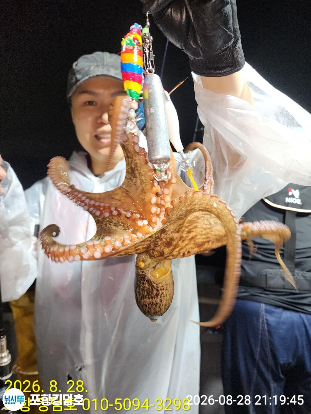낚시뚜,돌문어,영일만항,포항 킹덤호,낚시뚜23