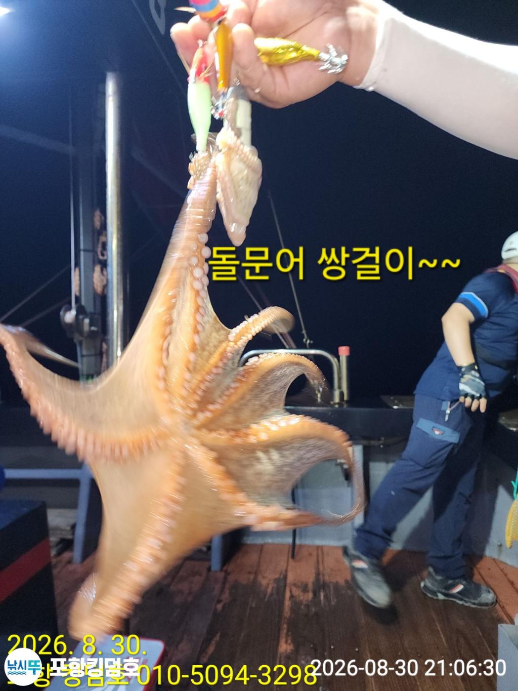 낚시뚜,돌문어,영일만항,포항 킹덤호,낚시뚜22